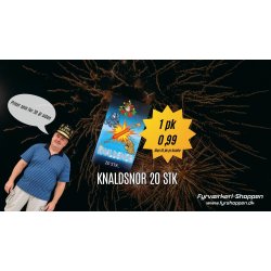 🎉 Knaldsnore � 20 stk. til sjov og fest