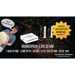 Thunderpack 4 stk. 30 mm. thundershots Firstclass