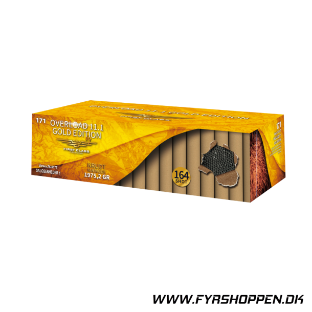 Overload 11.1 nyhed 2025 sort guld-edition emballage