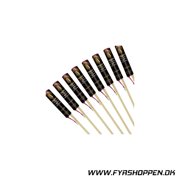 Salut 8 stk. salutraketter Firstclass