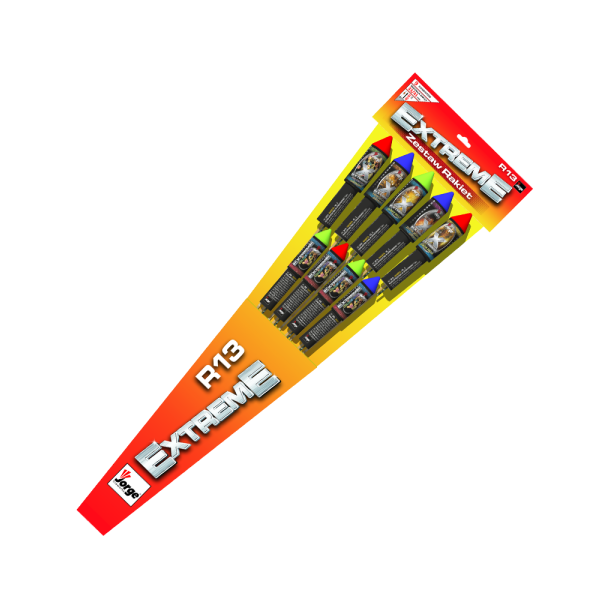 R13 Extreme 9 stk raketter Jorge