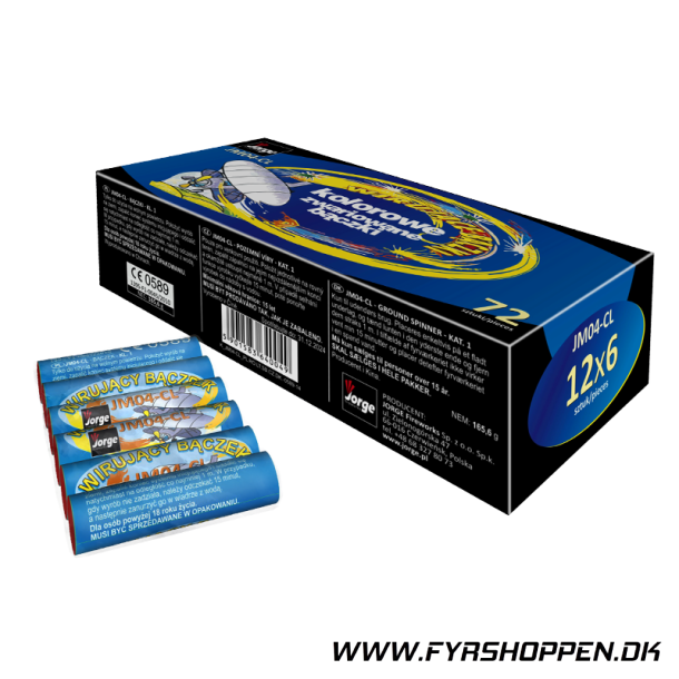 SpinnerJordsol med crackling F1