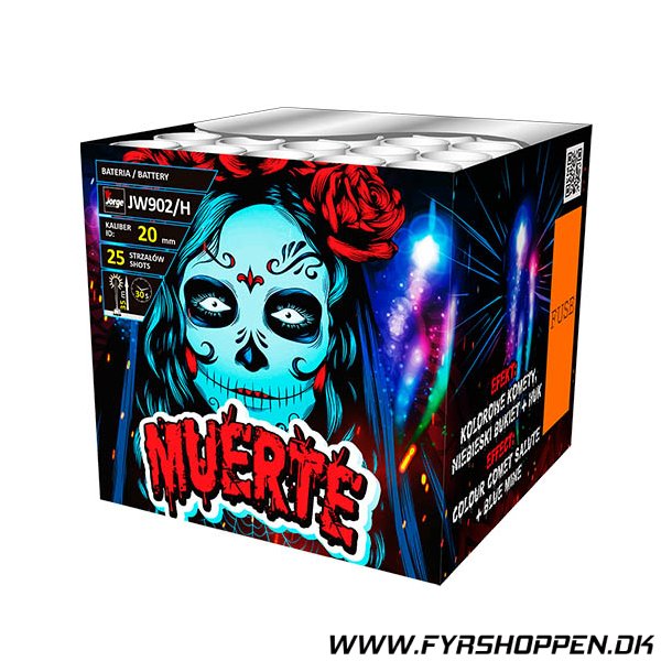 Muerte 25 skuds salutbatteri Jorge