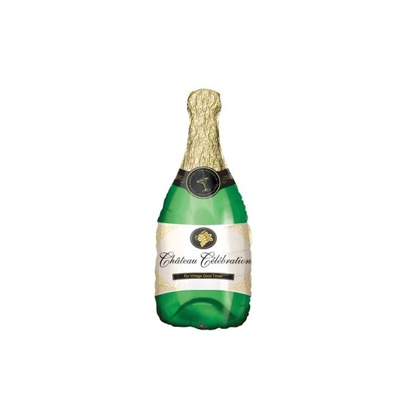 Folieballon champagne flaske 86 cm.