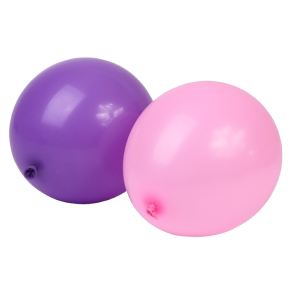 Balloner 8 stk. lilla og pink ass.
