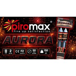 Aurora 2 stk. raketter Piromax ✨ Vanvittigt brag ✨