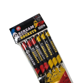 Scream 6 stk. raktter Piromax 🎉 Hit Produkt 🎉