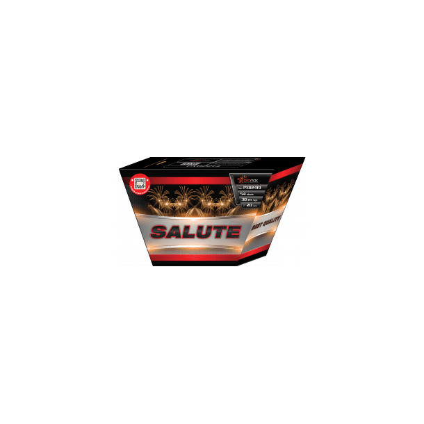 Salute fra Piromax - fedt salut og guldbatteri