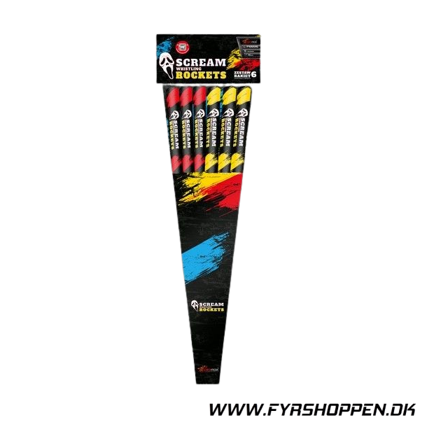 Scream 6 stk. raktter Piromax &#127881; Hit Produkt &#127881;