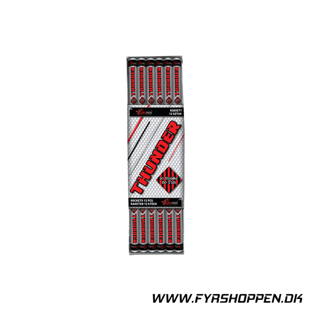 Salutraket fra Piromax - fed lille salutraket