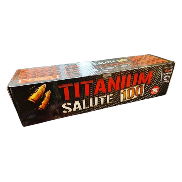 Titanium Salute 100 Compound Piromax &ndash; nyhed 2026 hos Fyrshoppen.dk