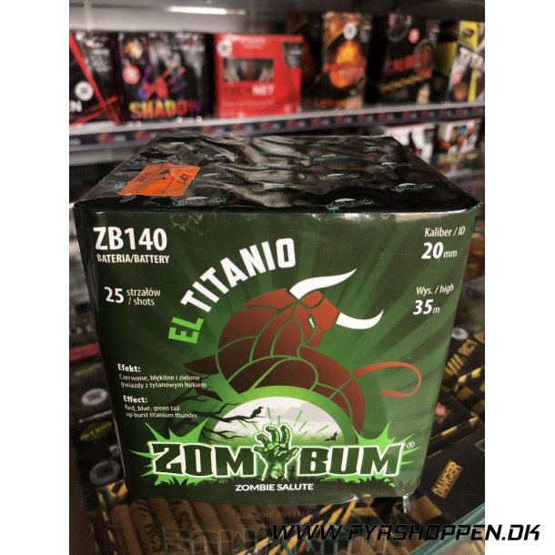 Zom Bum El Titanio salutbatteri Piromax