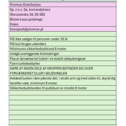 No Limits PXO213 5 skuds bomberr Piromax