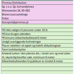 Thunder salutraktter 12 stk. Piromax